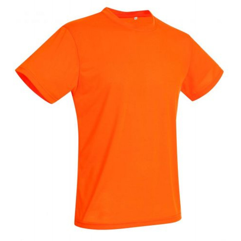 Tričko STEDMAN ACTIVE COTTON TOUCH MEN reflexná oranžová XL