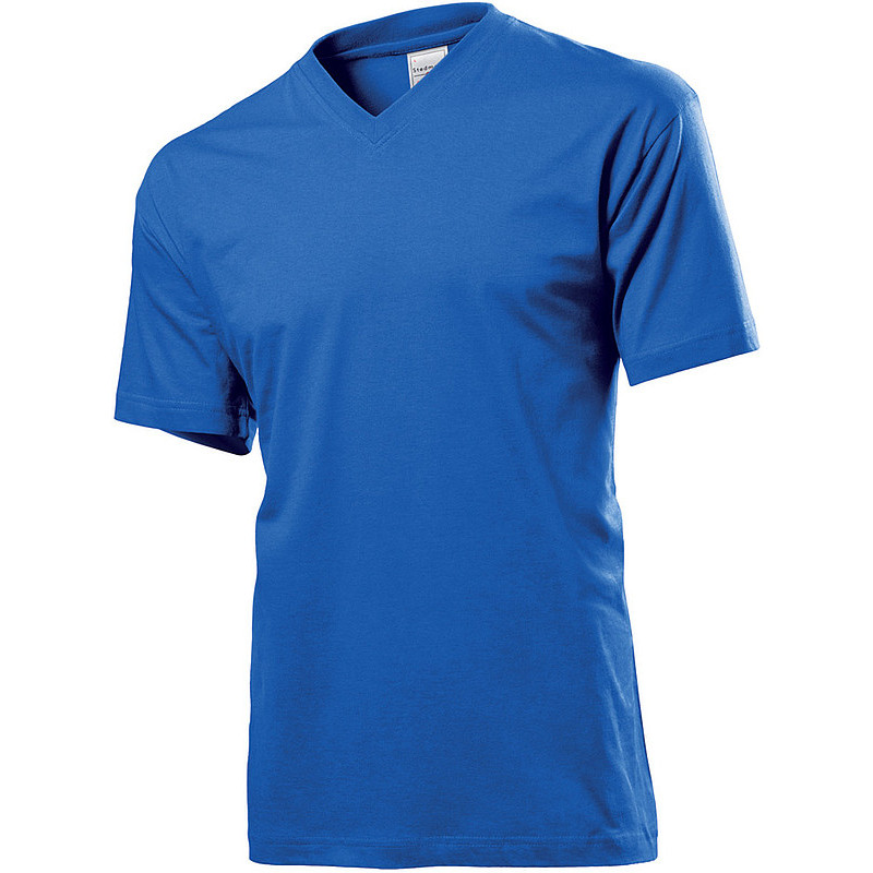 Tričko STEDMAN CLASSIC V-NECK MEN kráľovsky modrá XXL