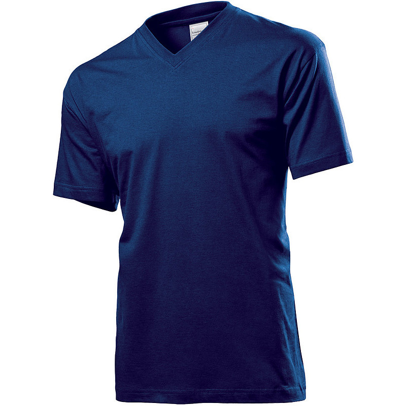 Tričko STEDMAN CLASSIC V-NECK MEN námornícka modrá   M