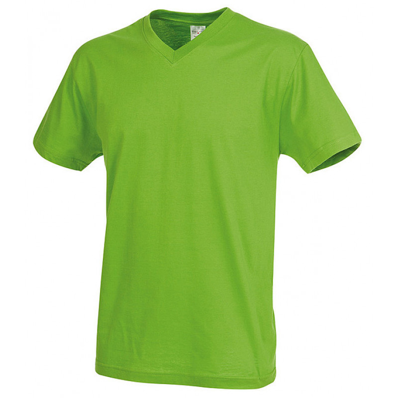 Tričko STEDMAN CLASSIC V-NECK MEN svetlo zelená L