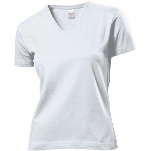 Tričko STEDMAN CLASSIC V-NECK WOMEN biela M