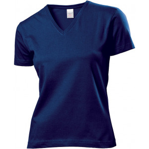 Tričko STEDMAN CLASSIC V-NECK WOMEN námornícka modrá   L