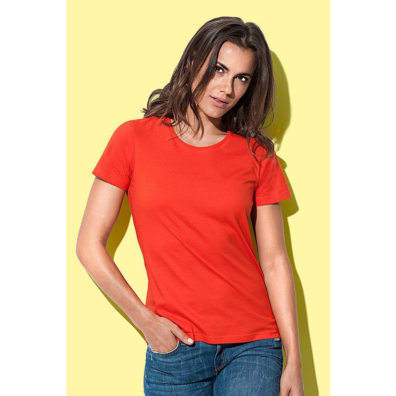 Tričko STEDMAN CLASSIC WOMEN červenooranžová, XL