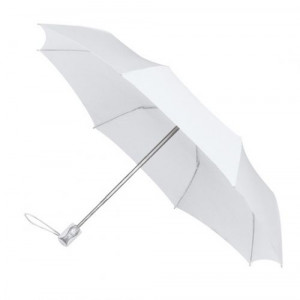 UMBERTO skladací dáždnik systém open-close, biela