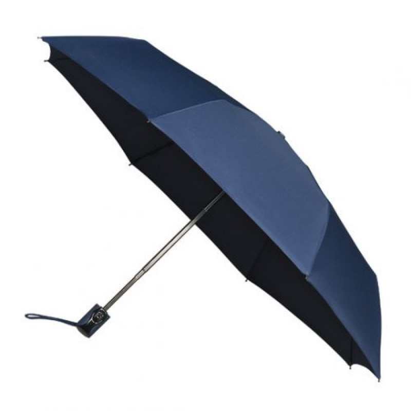 UMBERTO skladací dáždnik systém open-close, tmavo modrá