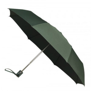 UMBERTO skladací dáždnik systém open-close, tmavo zelená