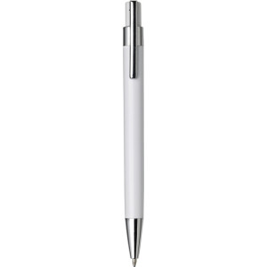 VALTER plastové guličkové pero (čierna n.), biela