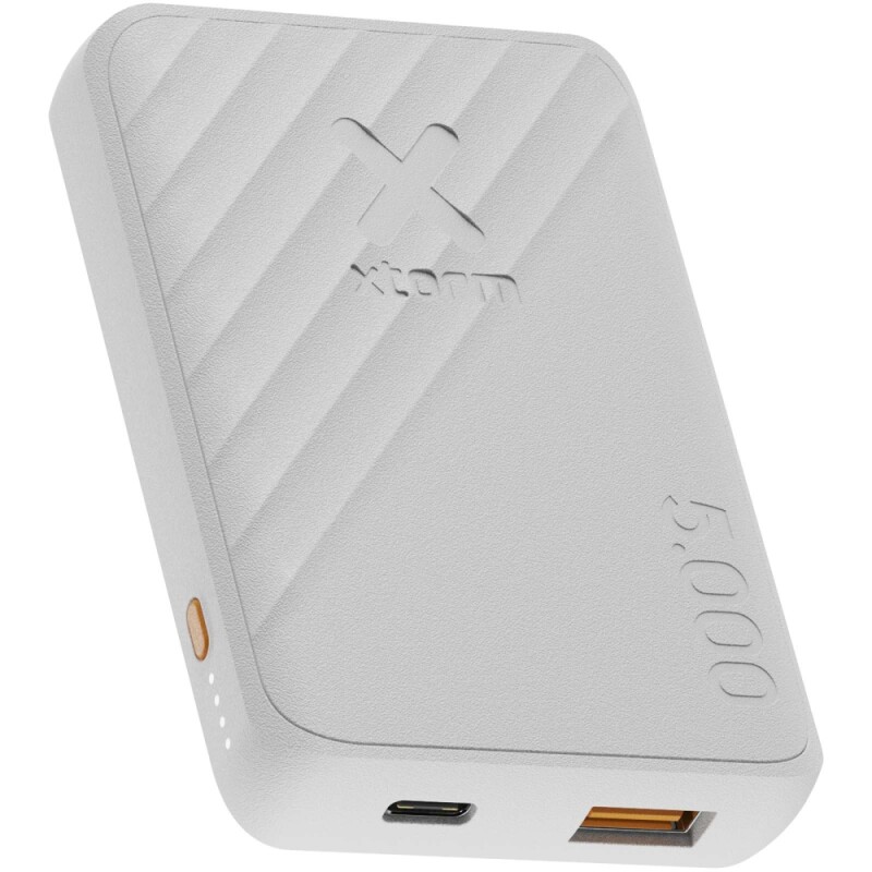 12W 5000mAh powerbanka s rychlým nabíjením, bílá