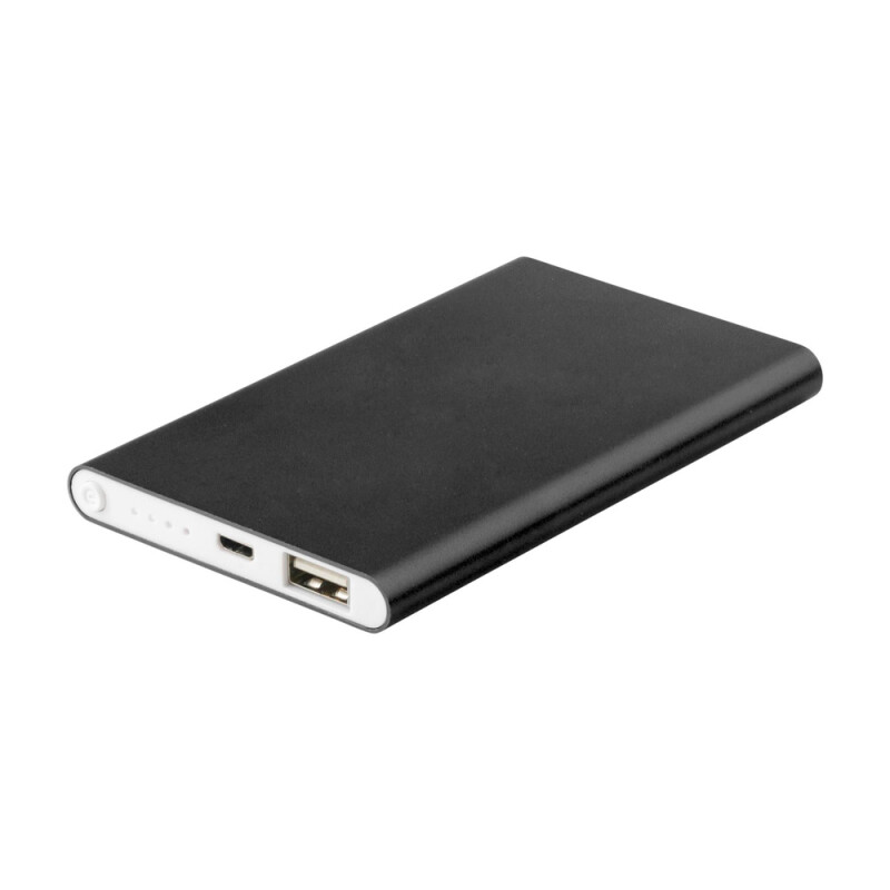 Valur Hliníková powerbanka 4000 mAh M, gun metal