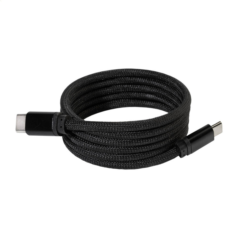 Magnetický 60W USB-C kábel, čierny