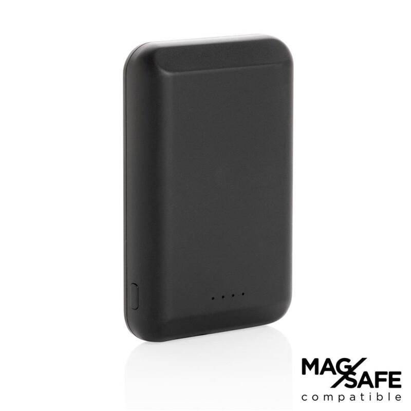 Magnetická bezdrátová powerbanka 5.000 mAh, černá