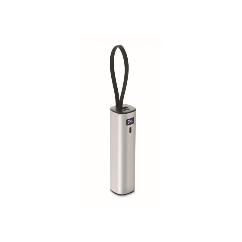 Powerbanka 5000mAh PD 20W, strieborná