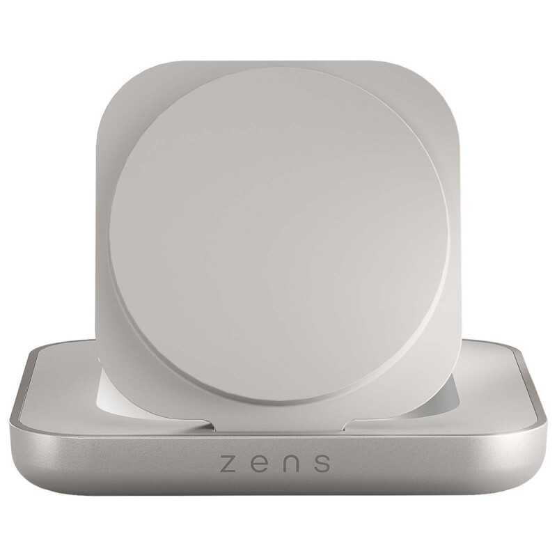 Zens 15W magnetická nabíjačka na nočný stolík, biela