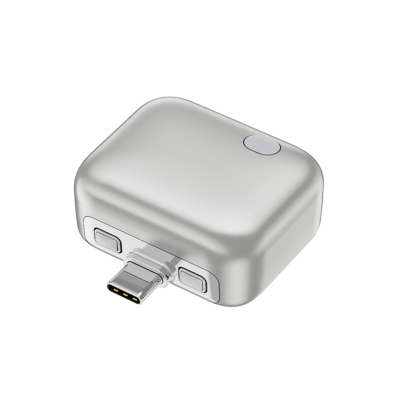 Adaptér s automatickým odpojením ChargeGuard Rcs USB-C, strieborný