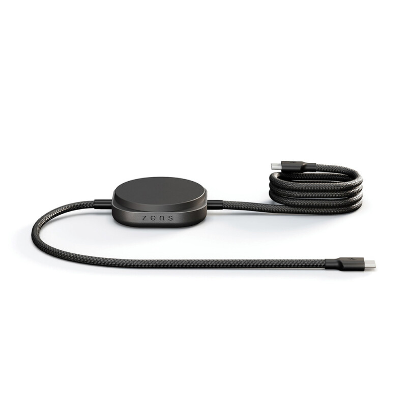 Nabíjací kábel Zens USB-C na USB-C Pro 2, čierny