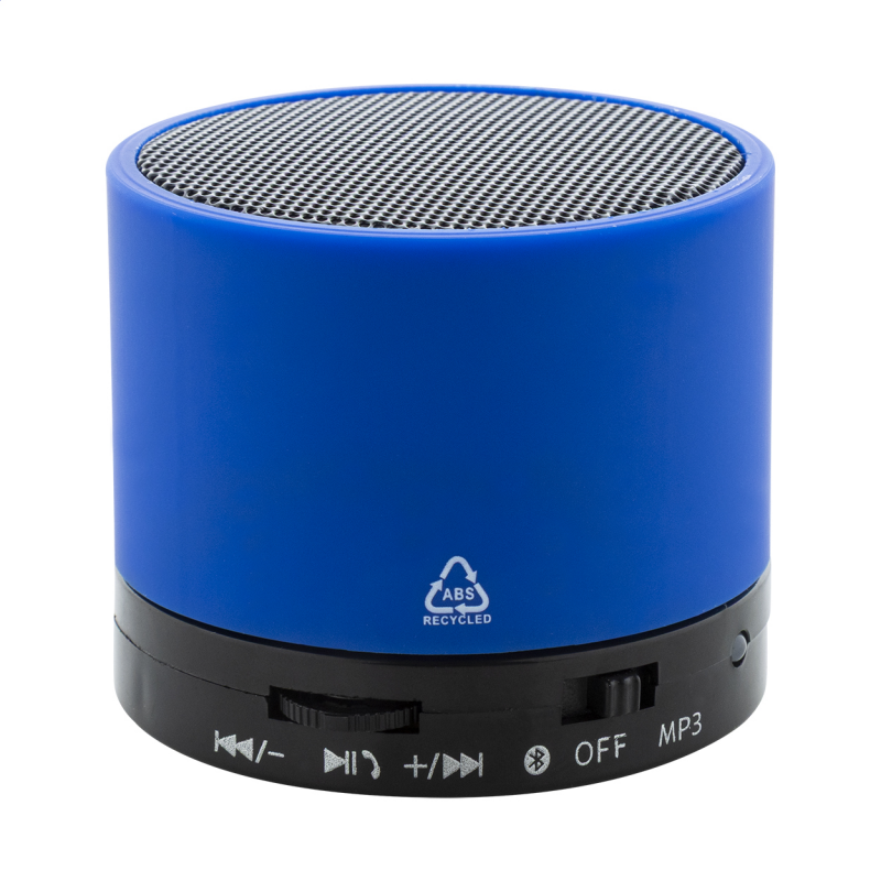Bezdrátový bluetooth kulatý reproduktor 300mAh, modrá