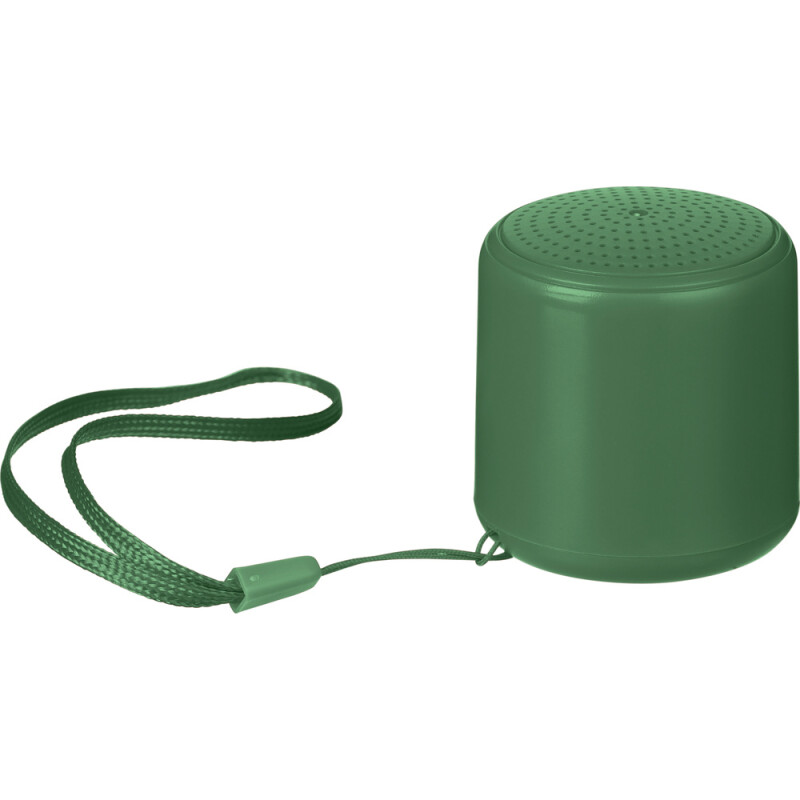 Bluetooth reproduktor z recyklovaného materiálu, tmavozelený