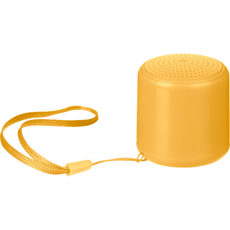Bluetooth reproduktor z recyklovaného materiálu, žltý