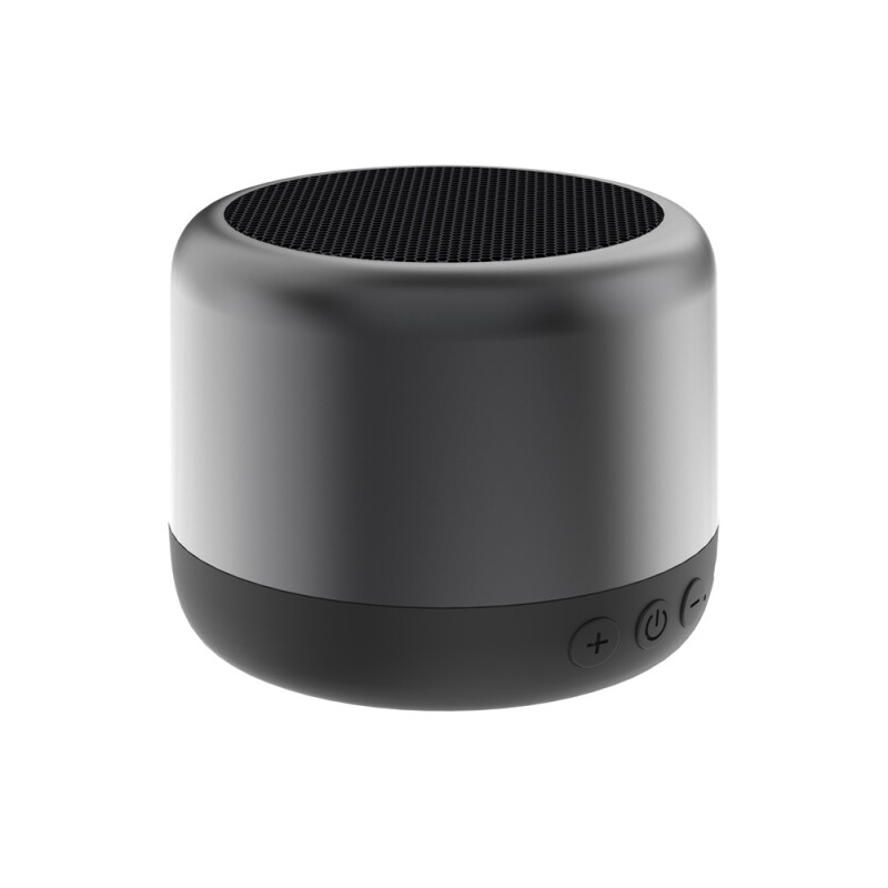 Bluetooth reproduktor Peblo 3W s batériou z recyklovaných materiálov, sivý