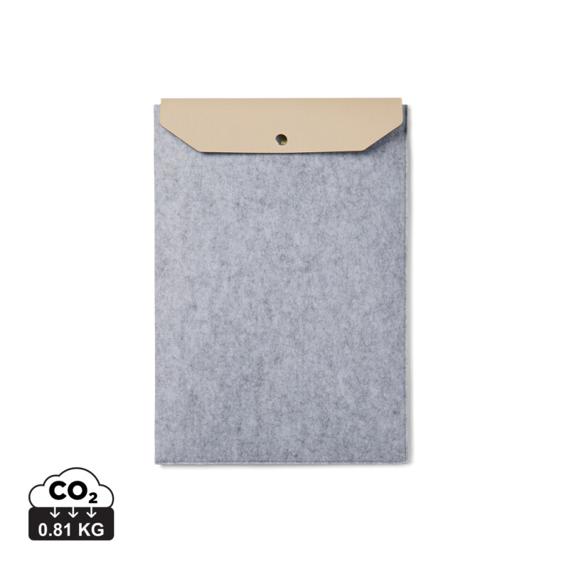 Obal na 14" notebook, recyklovaná plsť, šedý