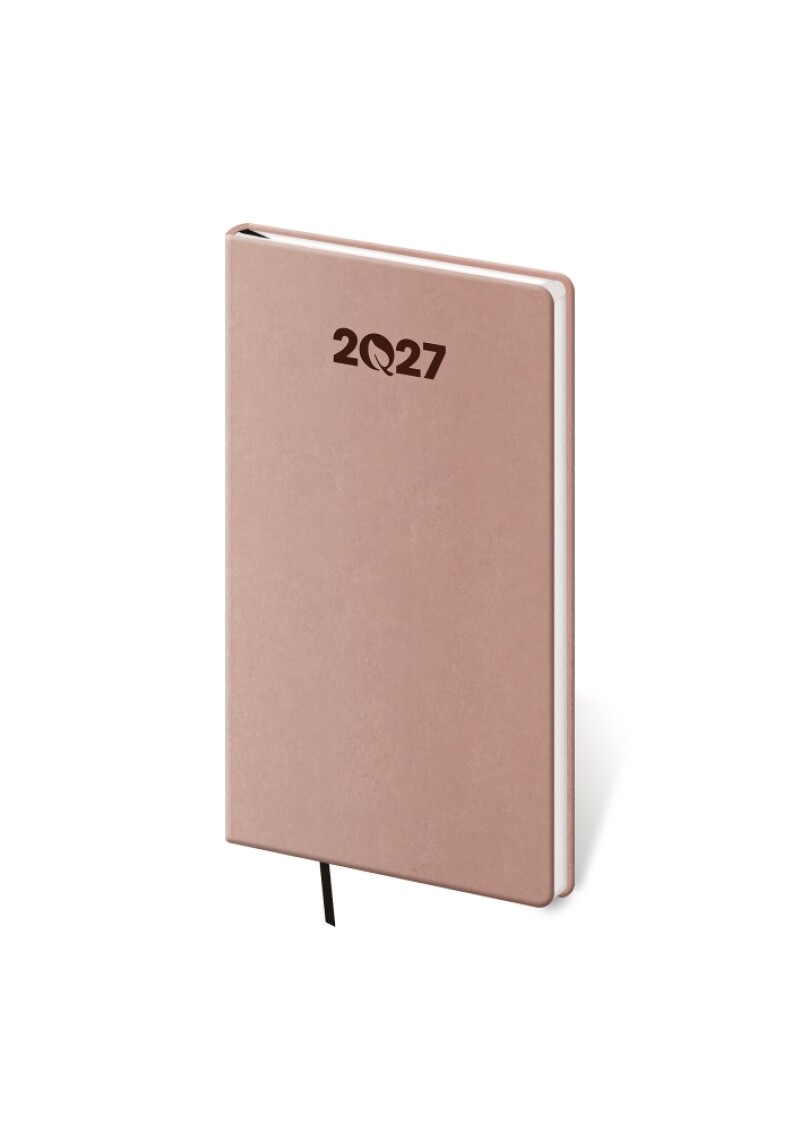 Diář týdenní kapesní ECO - Almond 2027