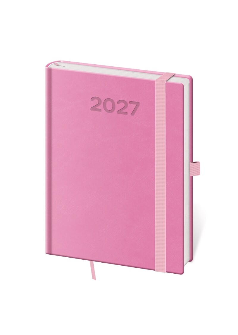 Diář denní B6 Print Pop - růžová 2027