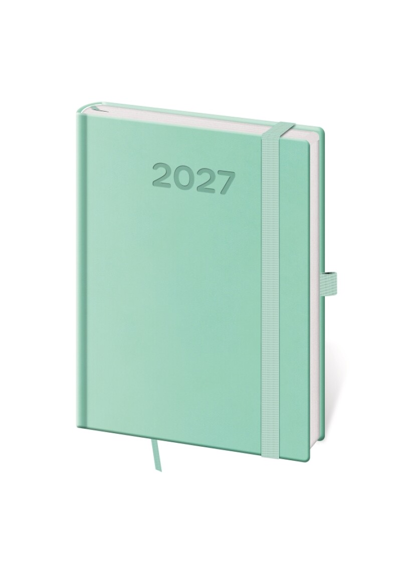 Diář denní B6 Print Pop - světle zelená 2027