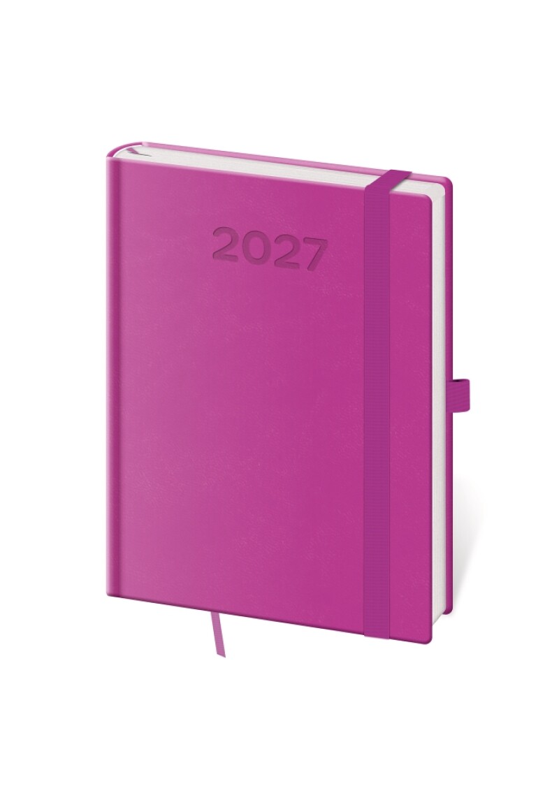 Diář denní B6 Print Pop - fialová 2027