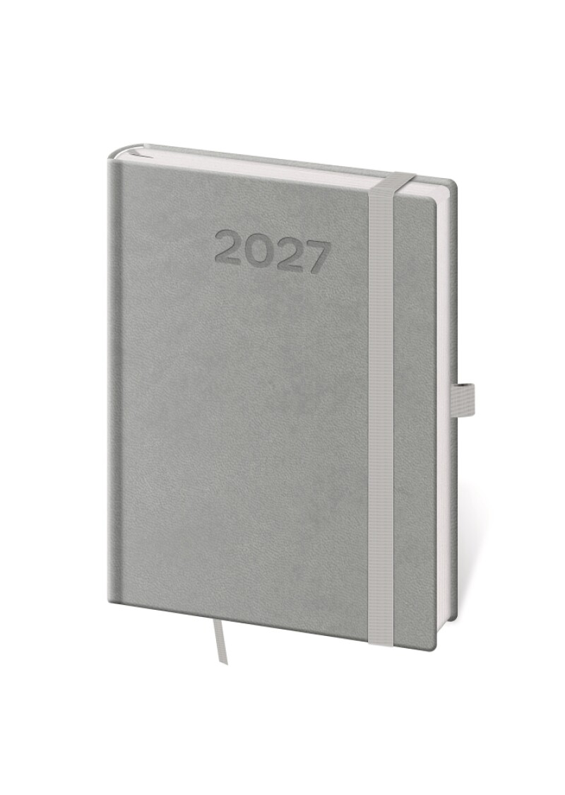 Diář týdenní B6 Print Pop - šedá 2027