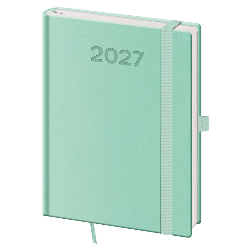 Diář týdenní B6 Print Pop - mátová 2027
