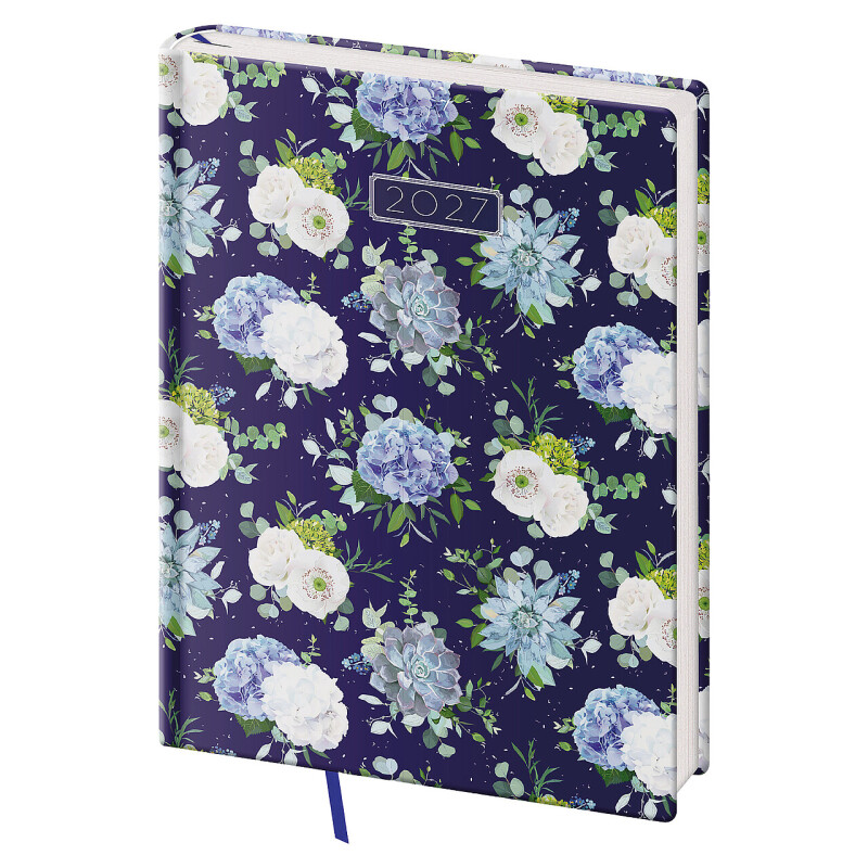 Diář denní B6 Vario Lyra - Floral 2027