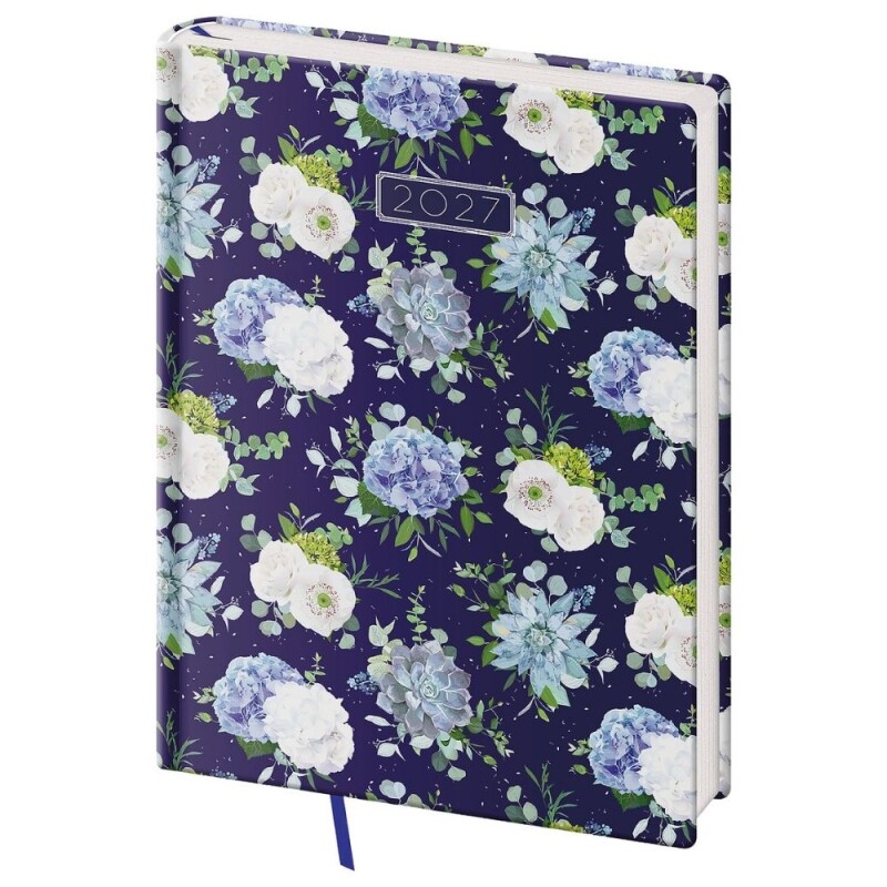 Diár týždenný B6 Vario Lyra - Floral 2027