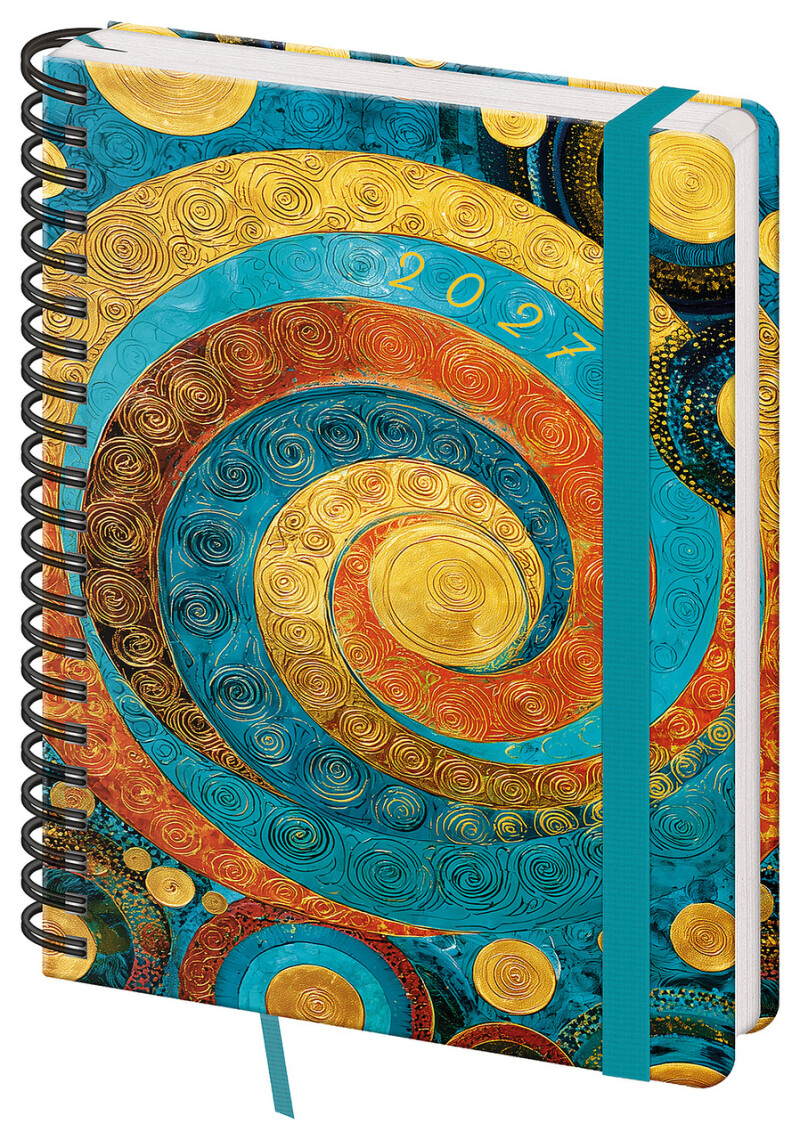 Diár týždenný B6 Twin - Spiral 2027