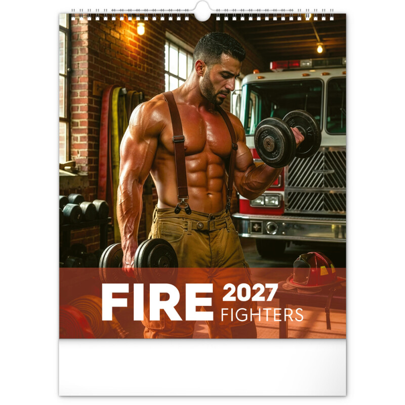 Nástenný kalendár Dreamy Firefighters 2027