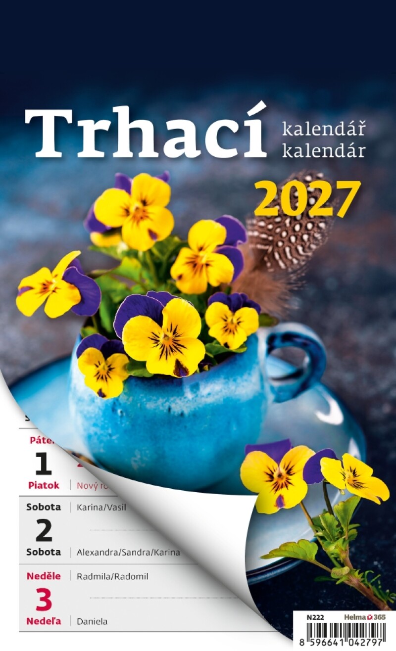 Týdenní trhací kalendář A5 2027