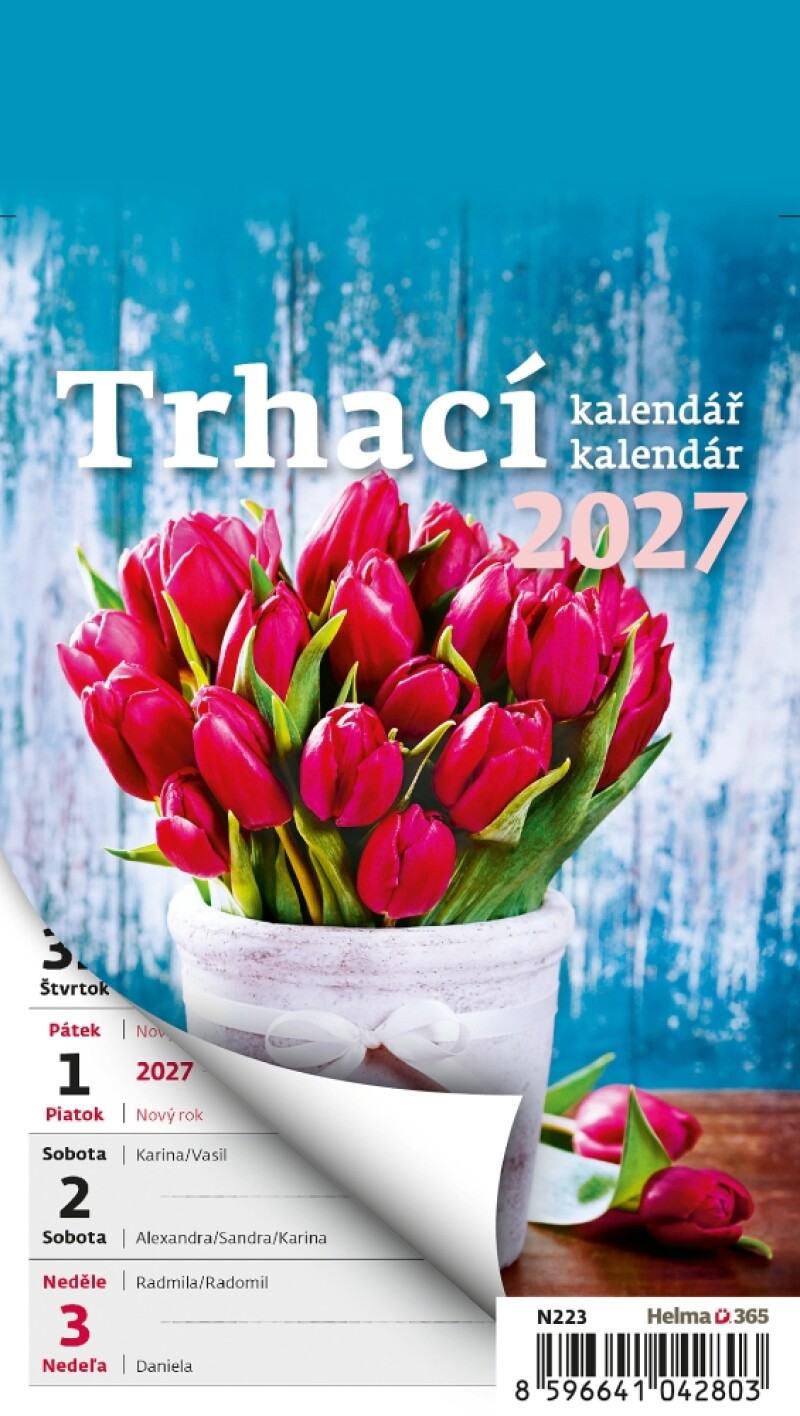 Týdenní trhací kalendář A6 2027