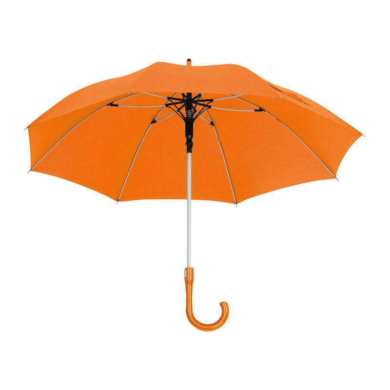 Deštník se sklolaminátovou konstrukcí, oranžová