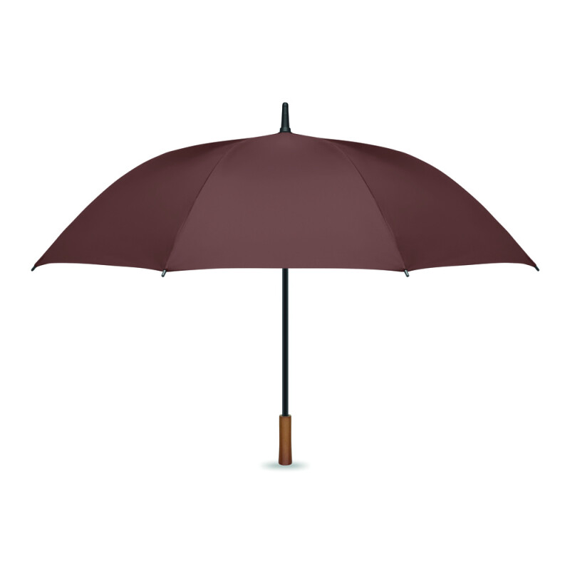 Automatický 27" dáždnik, hnedý