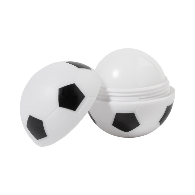 Balzam na pery v tvare futbalovej lopty, biely