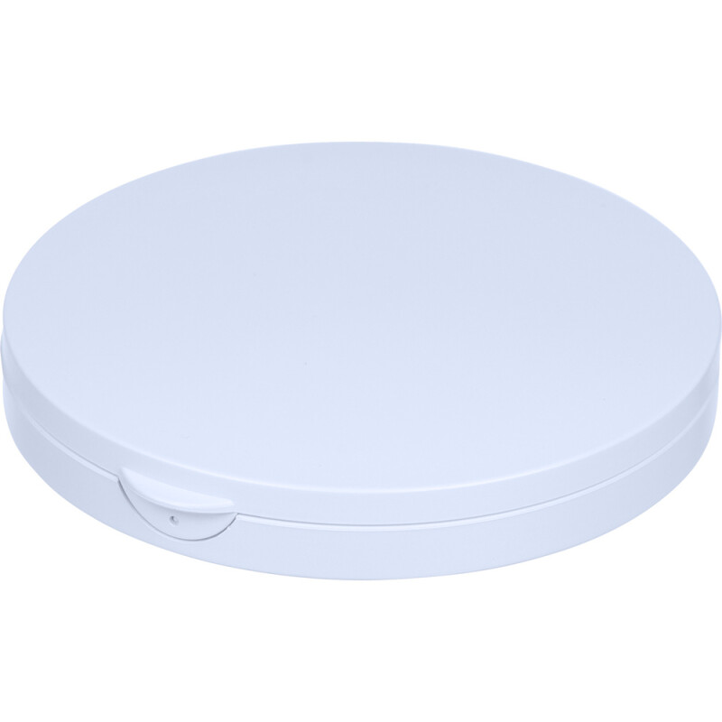 Vreckové zrkadlo s LED z recyklovaného materiálu, svetlomodré