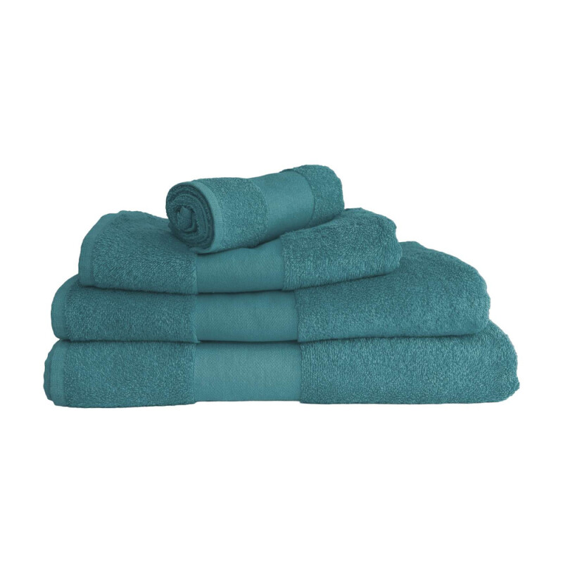 Uterák Olima Classic Towel, 50 × 100 cm, modrozelený