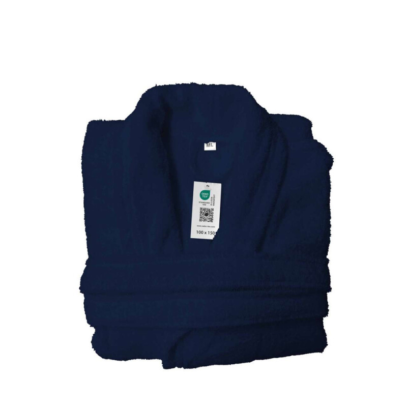 Luxusný župan Olima Terry Bathrobe, veľ. M/L, tmavomodrý