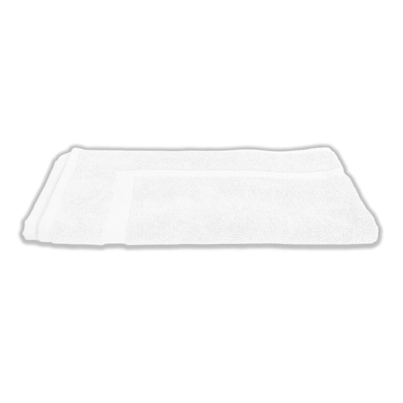 Kúpeľňová predložka Olima Hotel Quality Bath Mat, 50 × 70 cm, biela
