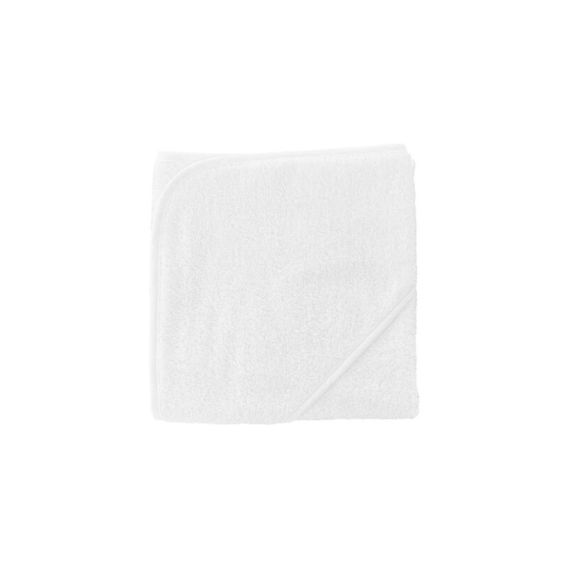 Detský uterák s kapucňou Olima Baby Hooded Towel, biely
