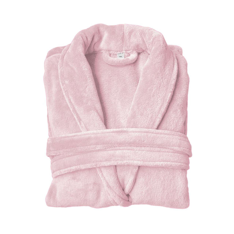 Dámsky župan Olima Coral Fleece, svetloružový, veľkosť M/L