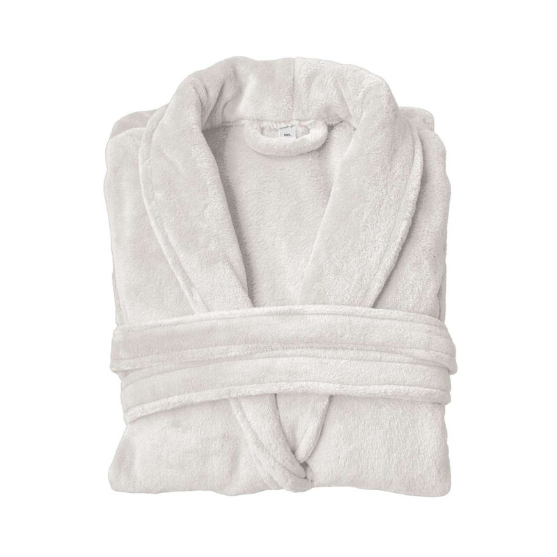 Župan Olima Coral Fleece Bathrobe, veľkosť XL/2XL, svetlosivohnedá