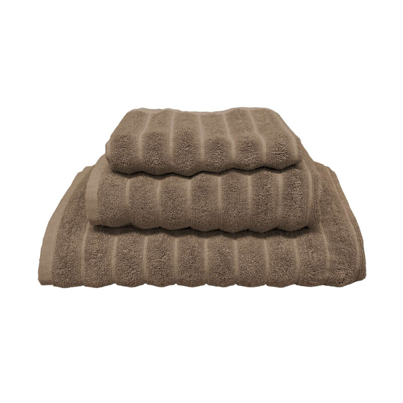 Uterák Olima Premium Towel, 50 × 100 cm, šedohnedá