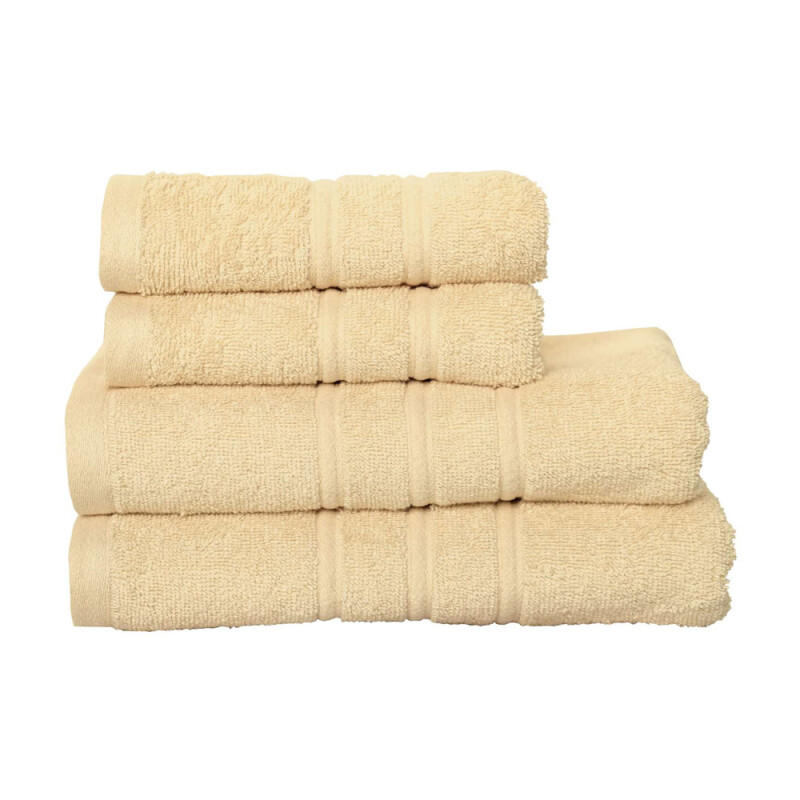 Uterák Olima Premium Cotton Bamboo Towel, 50 × 100 cm, jemne žltý