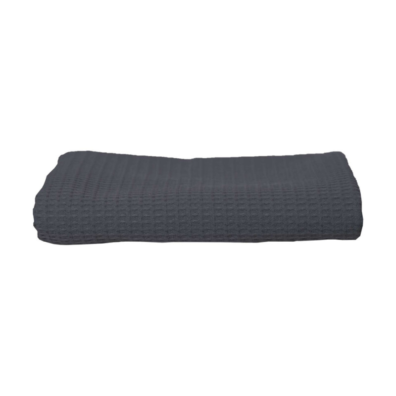Saunová osuška Olima Sauna Waffle Bath Towel, 70 × 140 cm, tmavosivá