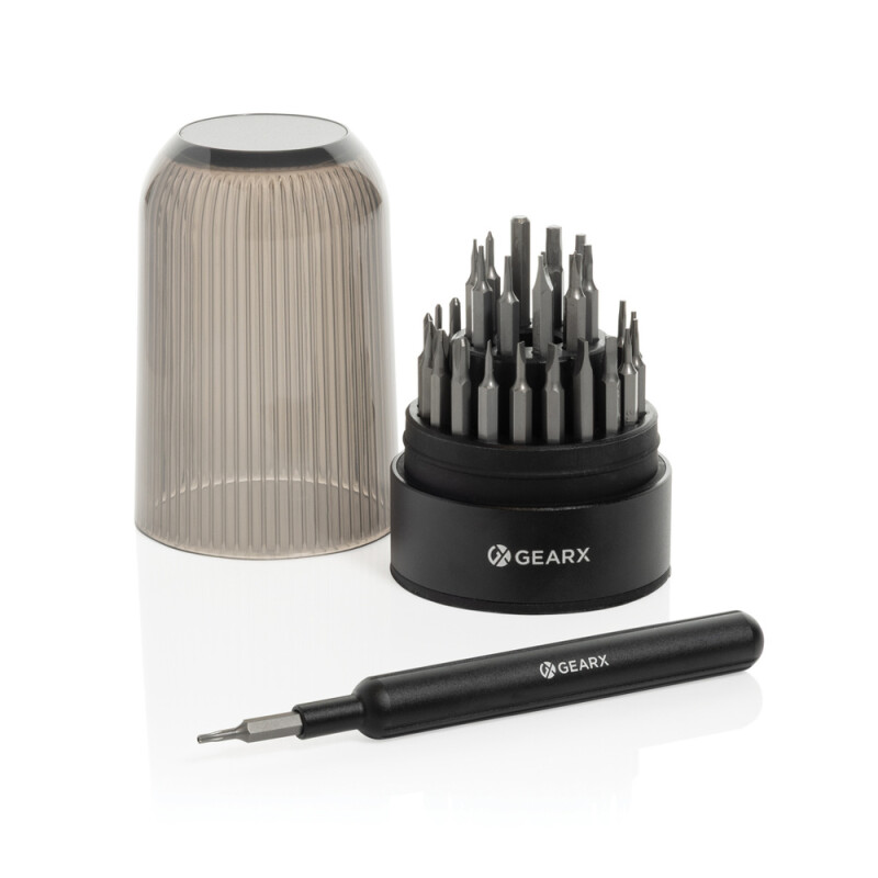 Multifunkčná sada skrutkovačov Gear X 31v1, čierna